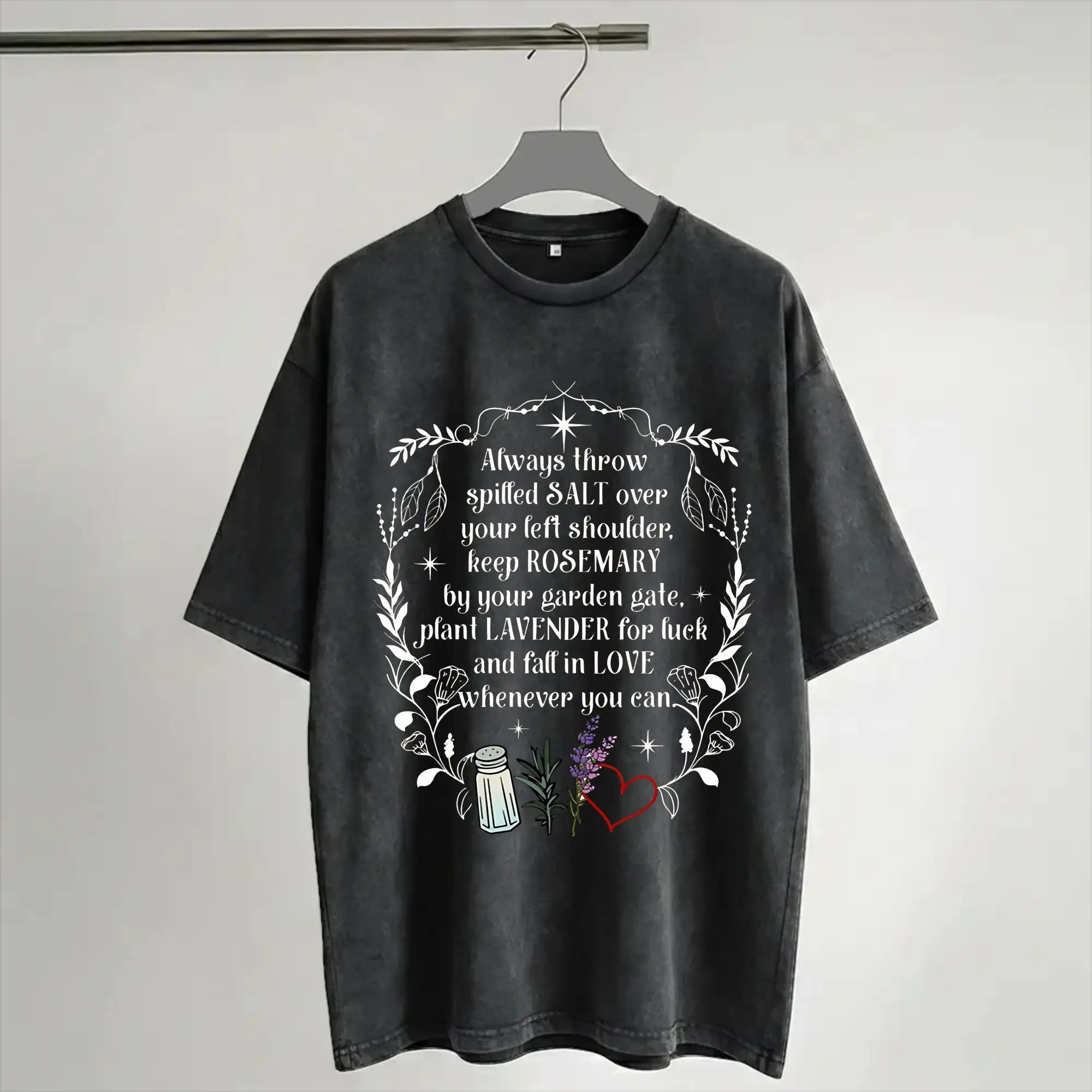 Practical Magic 2  Washed T Shirts Streetwear Hip Hop Vintage T-Shirt  Tees for Men Women 100% Cotton Harajuku