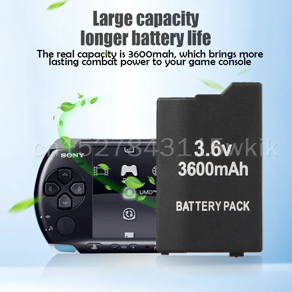 3.6V 3600mAh Lithium Rechargeable Battery Pack For Sony PSP 2000 PSP 3000 PSP2000 PSP3000 PlayStation Portable Console Battery