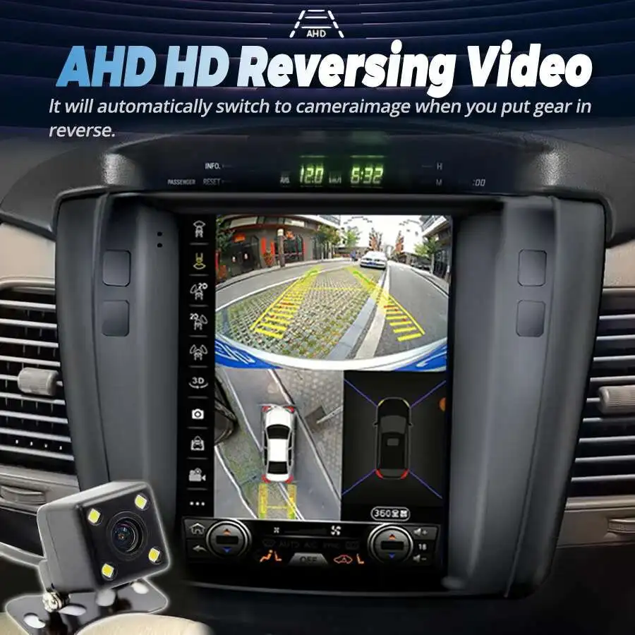 Android 14 Gps para coche DSP reproductor de Radio de vídeo Multimedia en salpicadero para Toyota Innova 2007-2014 navegación CarPlay pantalla Vertical