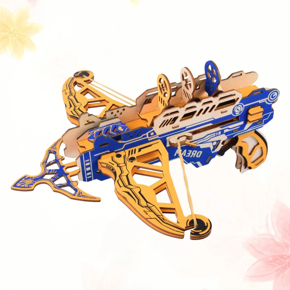 3D Wooden Puzzle Shape Diy Building Kit For Kids Educational Handcraft Wood Assembly Brain Teaser Game Developmental