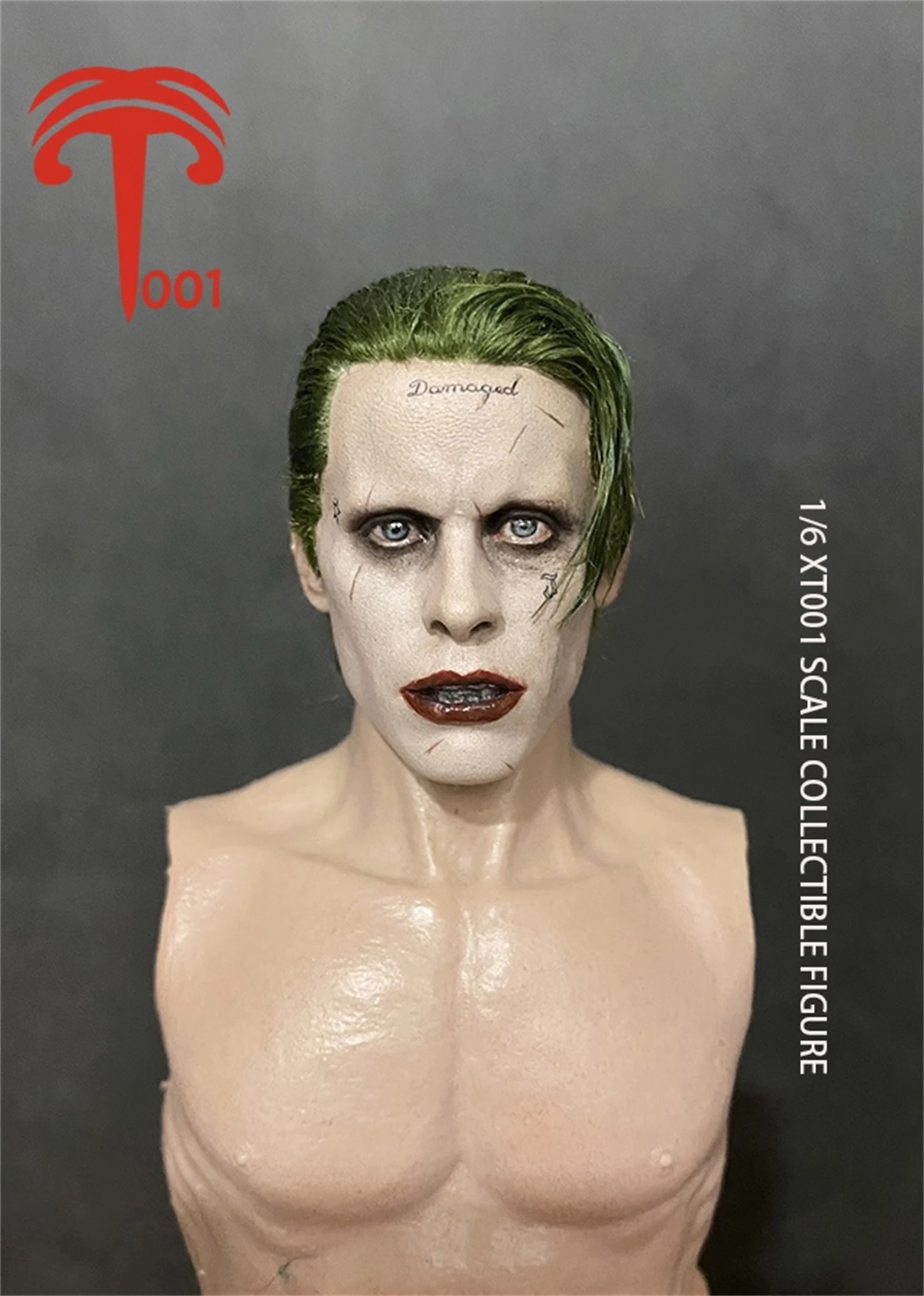 

1/6Scale Head Carving XT001 Jared Leto Collection Static Model Male Soldier Short Hair Transplant 12Inch Action Figure Body Dol