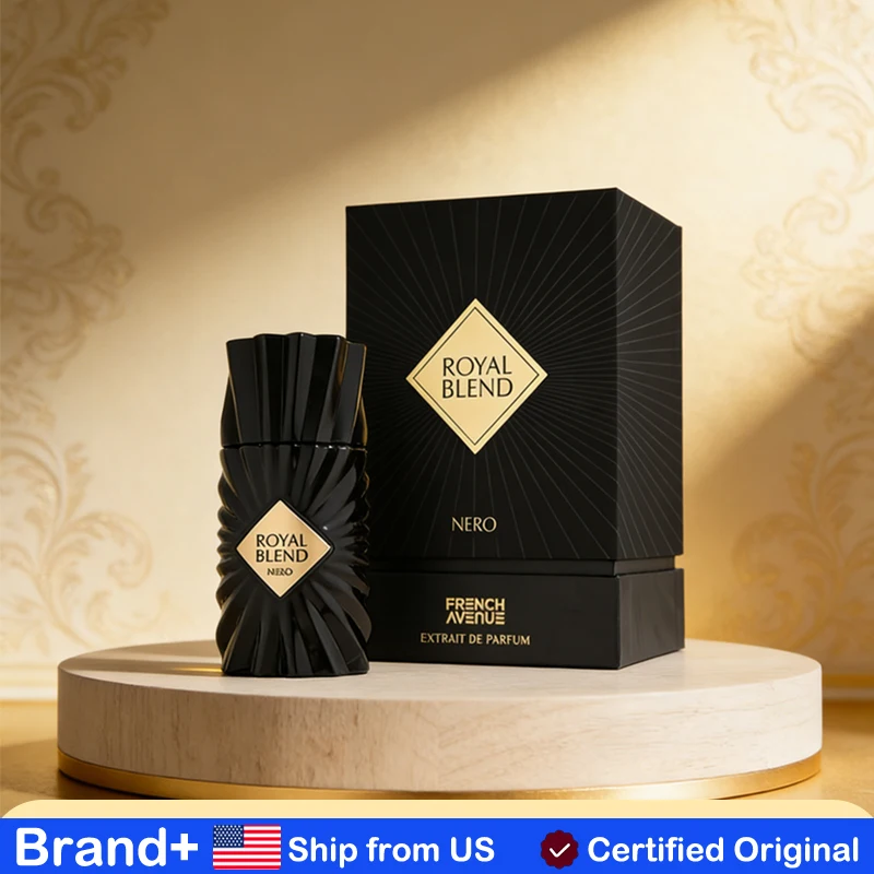 

Fragrance World Royal Blend Nero EDP 100ml By French Avenue Long Lasting Fragrance Cologne Portable Pheromone Persistence