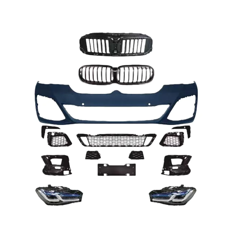 For 5 Series F10 G30 Fog Light Modern Sport Bumper Body Surround Kit Screw-On New 1 Year Warranty Universal Fitment LCi MT Style