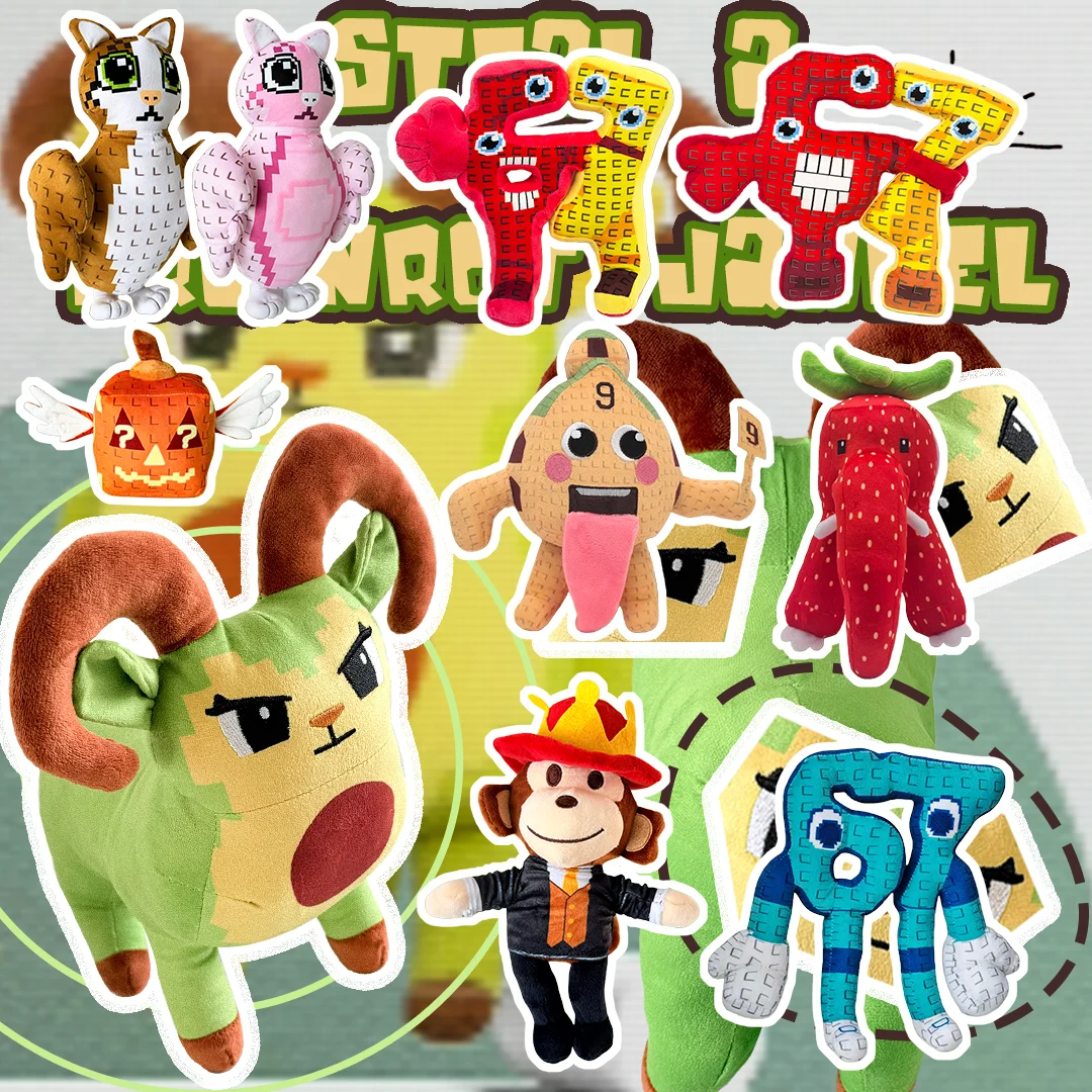 Neue Steal A Brainrot Niedliche Figur Nr. 9 Haus Plüschtier Spiel Peripherals Plüschtiere Stoffpuppen Anime Spielzeug Weihnachtsgeschenke