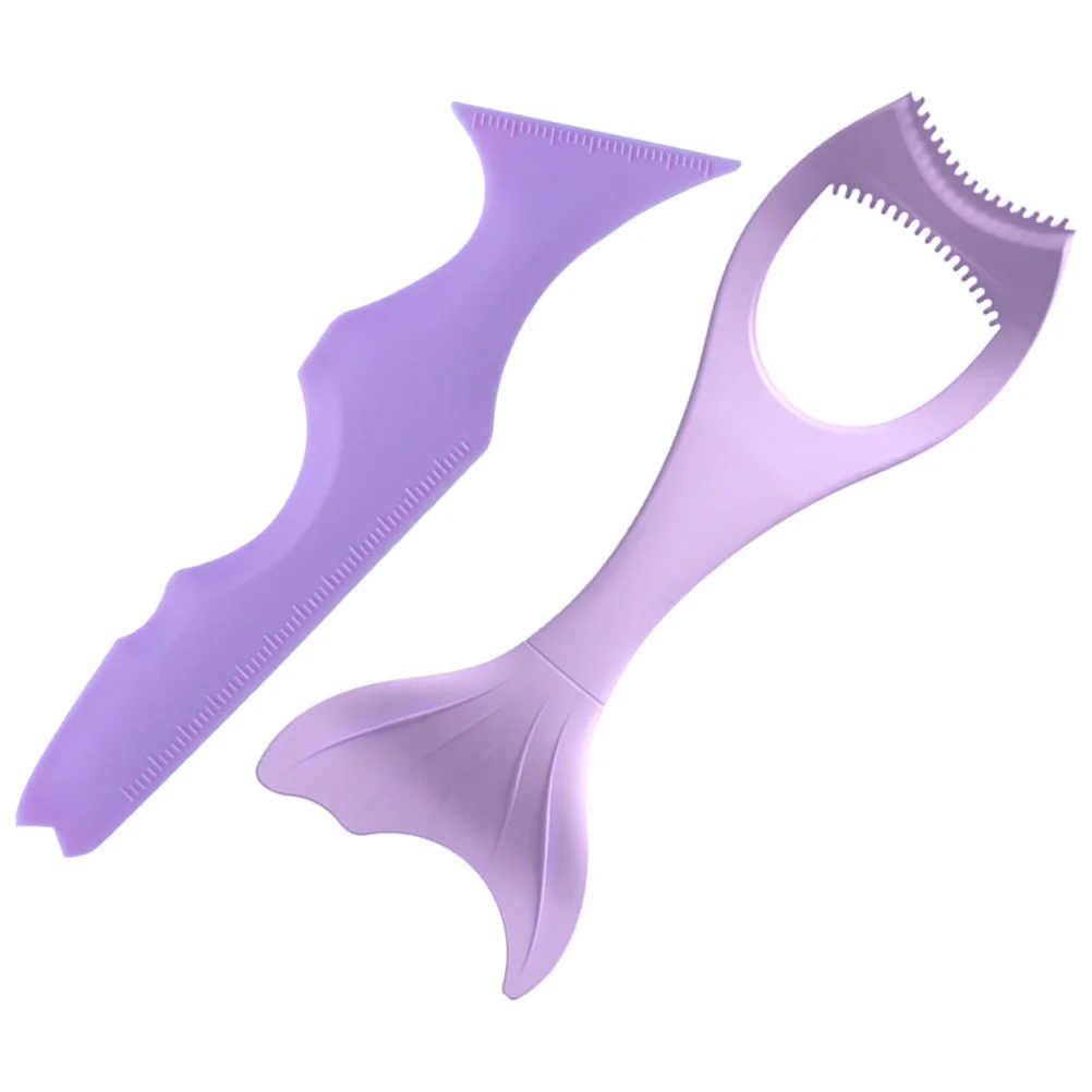 2 stuks siliconen eyeliner stencil ooglidbeschermer oogmake-up hulpmiddel herbruikbare make-upbeschermer voor nauwkeurige toepassing en mascara