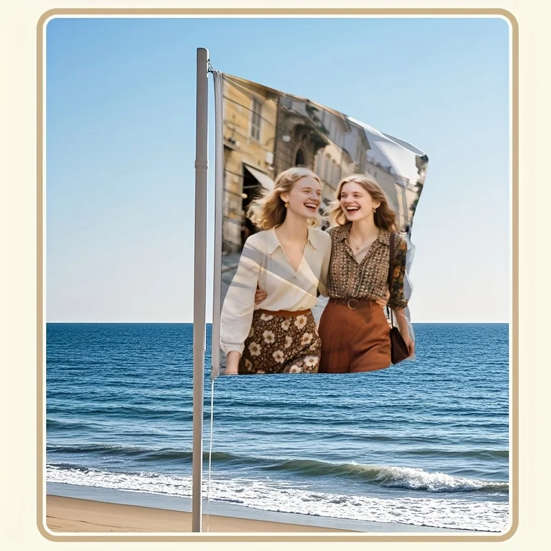 Custom Printed Pennant Flags, Company Flags with Self-Defined Text or Image, Banner Wall Decor, Advertising Banners