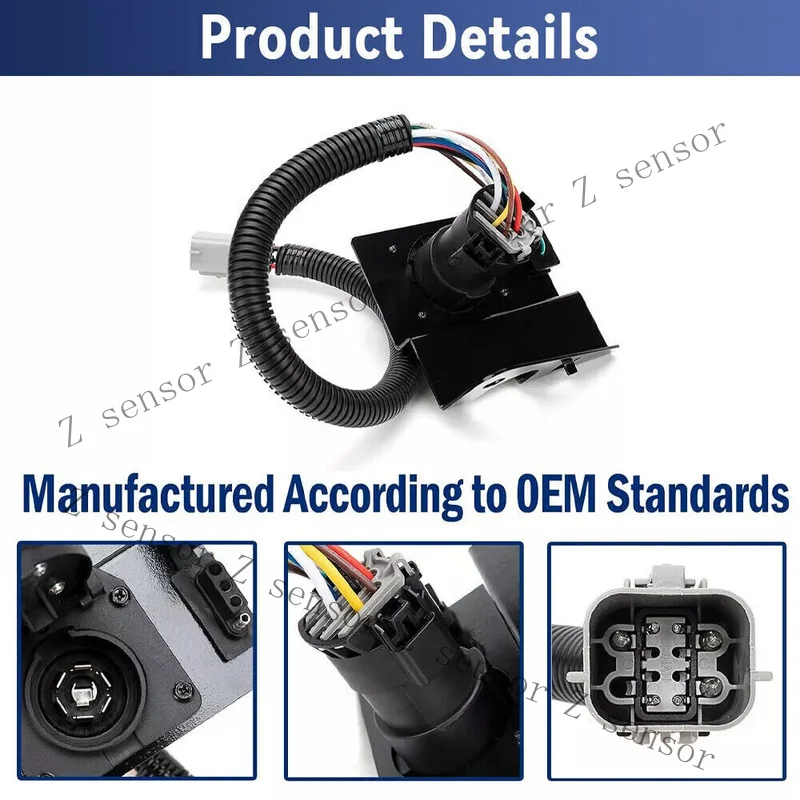 RRR+ For Ford F-250 F-350 Super Duty 99 -01 4  7 Pin Trailer Tow Wiring Harness Plug
