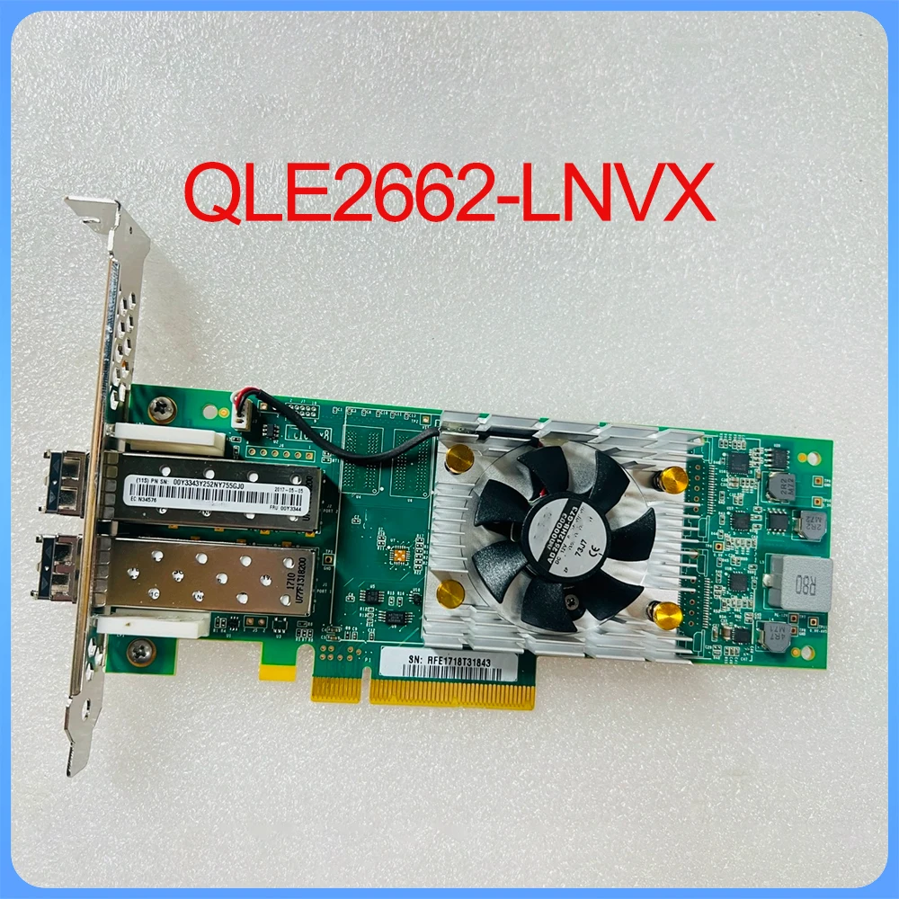 For Lenovo QLE2662-LNVX 00Y3341 00Y3344 00Y3343 16G Dual Port HBA Card