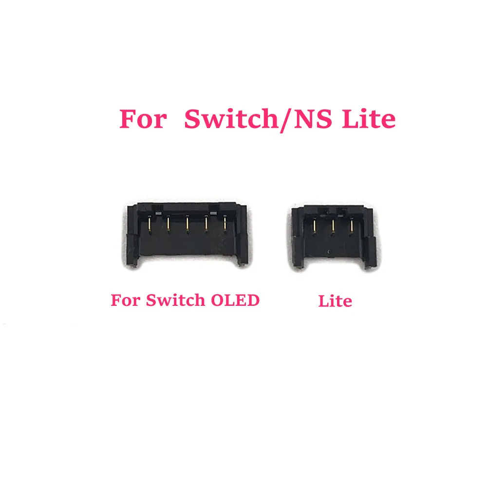 ZUIDID Replacement Parts  Battery socket Connection base For switch/NS Lite Plug Port Socket