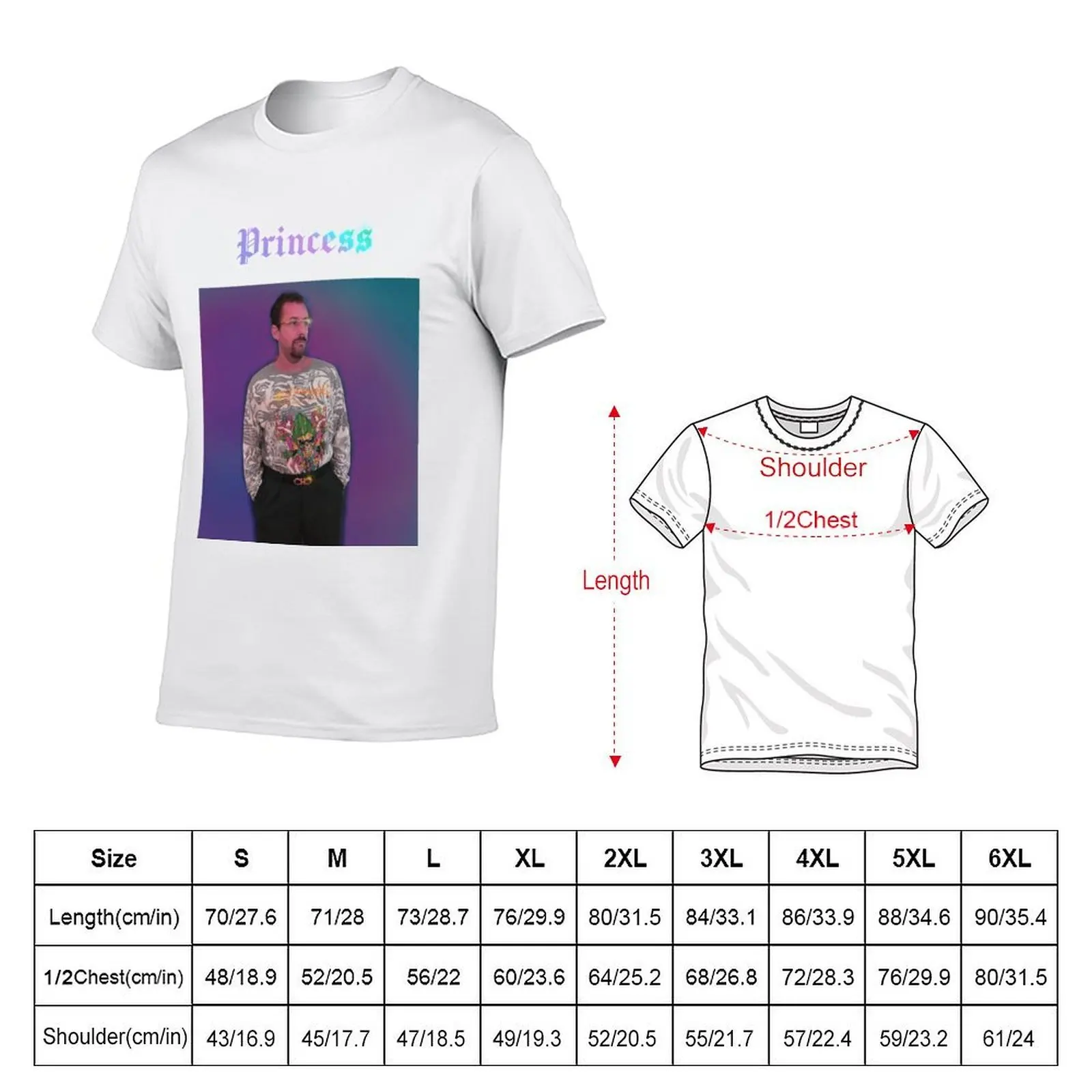 Princess Sandler T-Shirt man graphic t shirt man t shirts for men T-Shirt