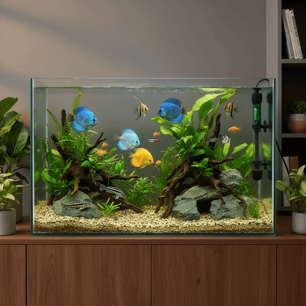 25W-300W Aquarium Submersible Heater Adjustable Temperature Constant Thermostat Turtle Tank Heater Low Water Level with Sucker