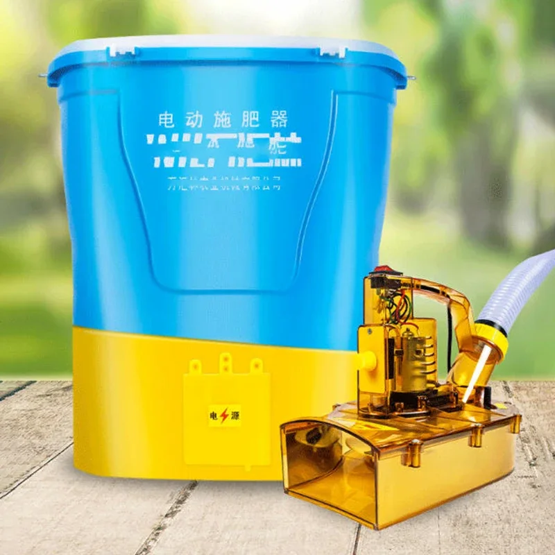 Electric Fertilizer Spreader Knapsack Seeding Feed Machine Versatile Agricultural Fertilizer Spreader Portable Farmland Seeder