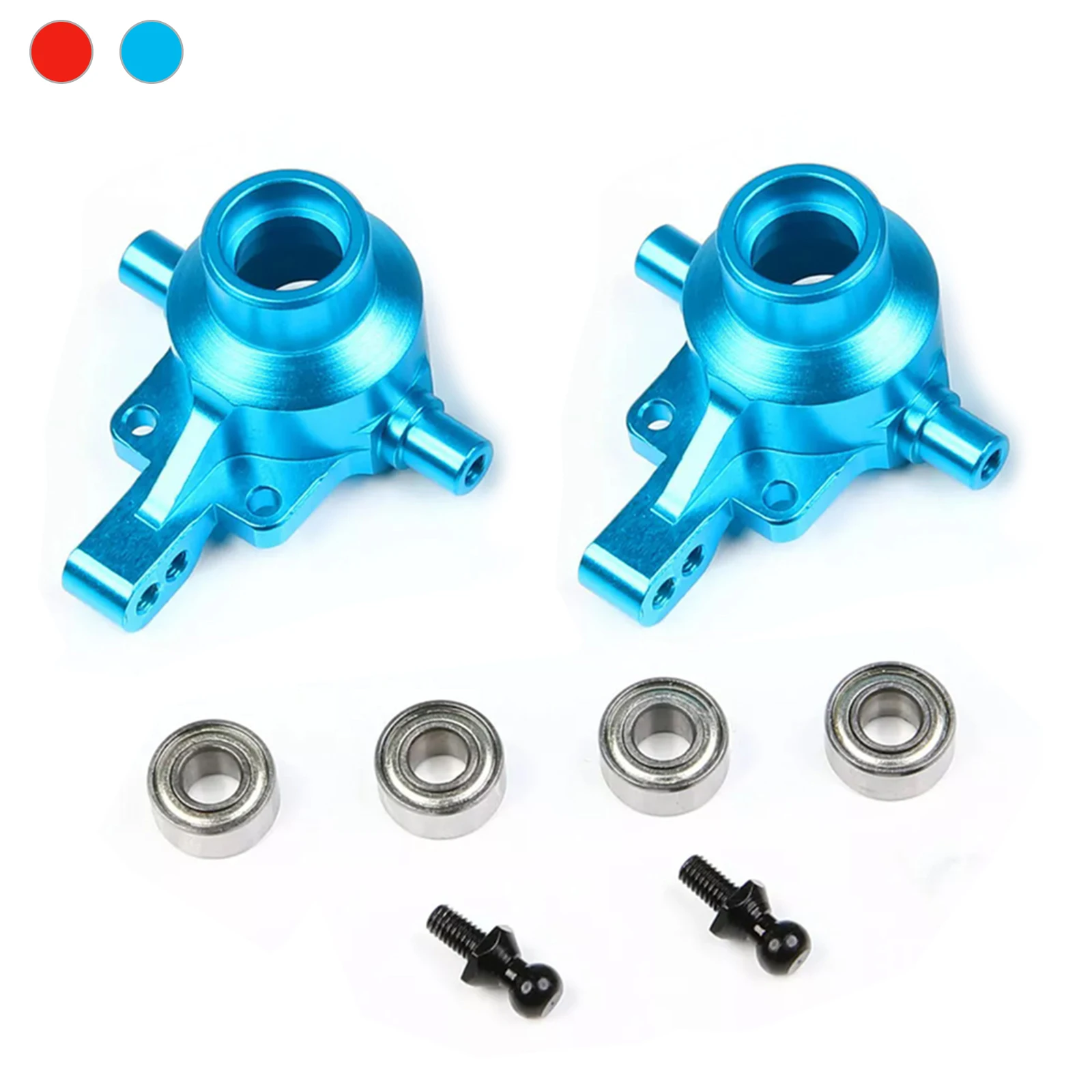 2 teile/satz x Vorderradnabenträger Metall für 1/10 TAMIYA TT01 RC Autoteile