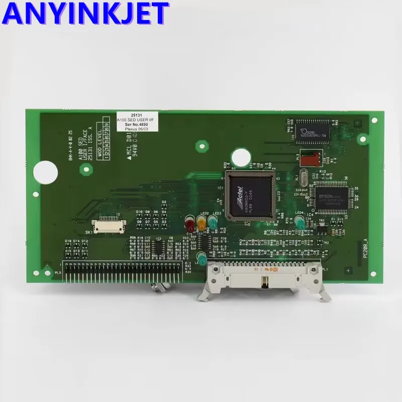 original second hand Domino A100 English front panel board 25131 for Domino A100 inkjet coding printer