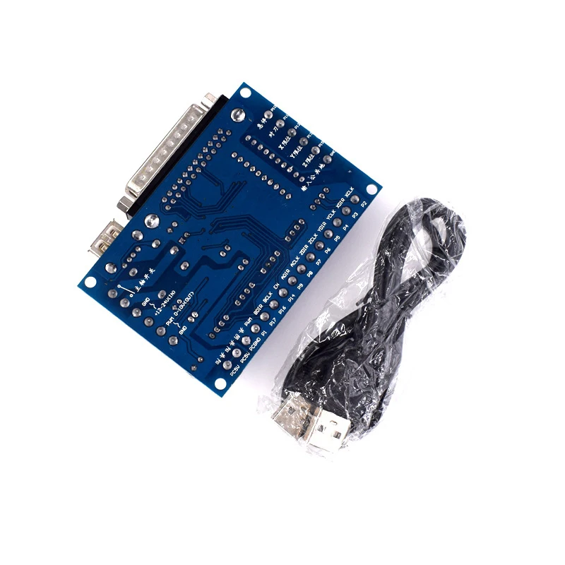 MACH3 Engraving Machine CNC 5-Axis Stepper Motor Driver Interface Board With Optical Coupler Isolation