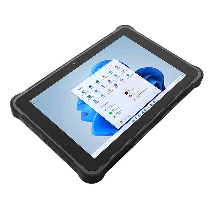 Robuster Tablet-PC, Windows 11, industrieller Computer aus gehärtetem Glas, 16 GB/32 GB + 1 TB SSD, optionaler Barcodescanner, UHF-RFID-Leser