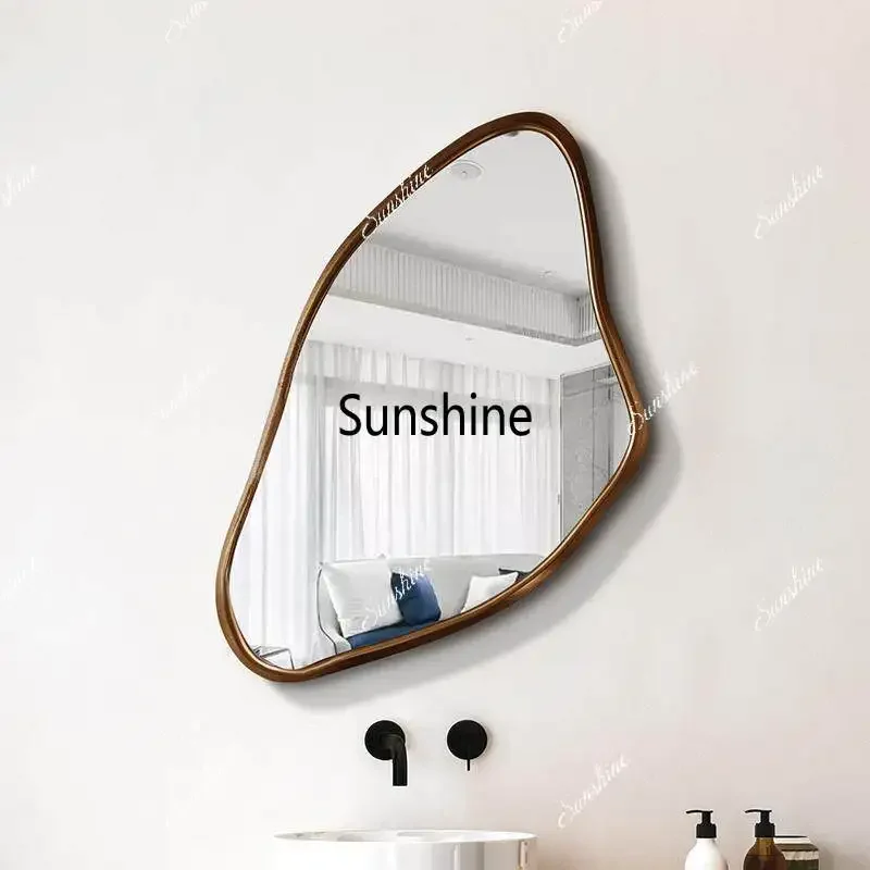 French special-shaped makeup mirror irregular shape living room decorative mirror dressing mirrorTJ