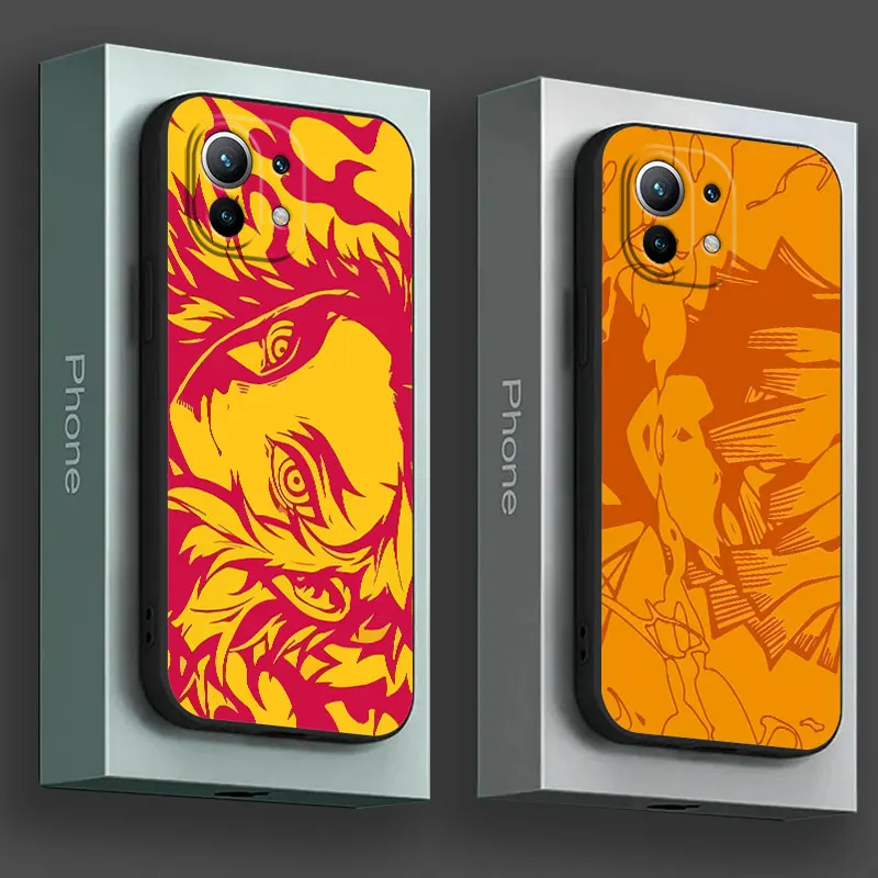 

Demon Slayer Anime Phone Case For Xiaomi 14T 13T 12T 11T 10T 14 Pro 12 Mi 11 Lite Poco X3 X5 X6 M5 F5 F6 Pro Soft Silicone Cover