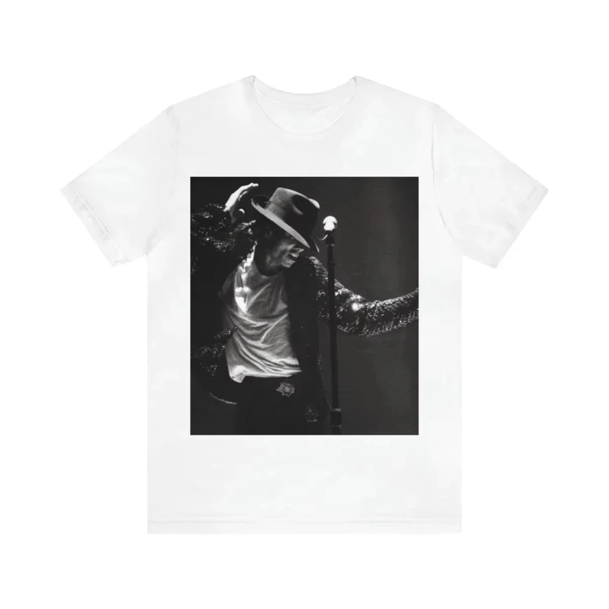 2026 Schwarz oder Weiß - Michael Jackson MJ Neues Herren-T-Shirt Unisex O-Ausschnitt Kurzarm Oversized Y2k Beliebtes Mode-Tee – Detail 9