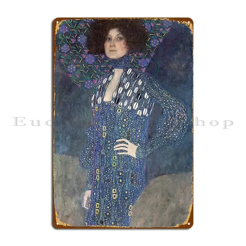 Emilie Fl%C3%B6ge Metal Sign Garage Kitchen Mural Print Cinema Tin Sign Poster