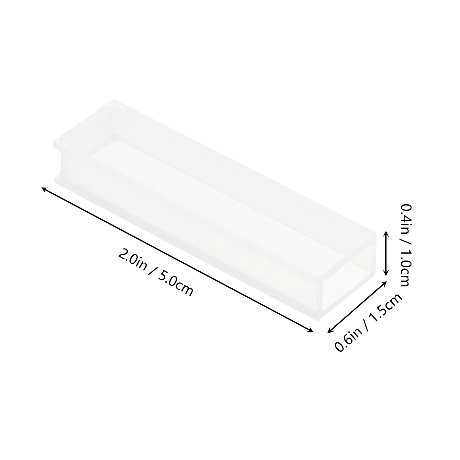 4Pcs Optical Glass Cuvette Set for Spectral Analysis 5mm High Grade Transparent Laboratory Sample Comparative Analysis
