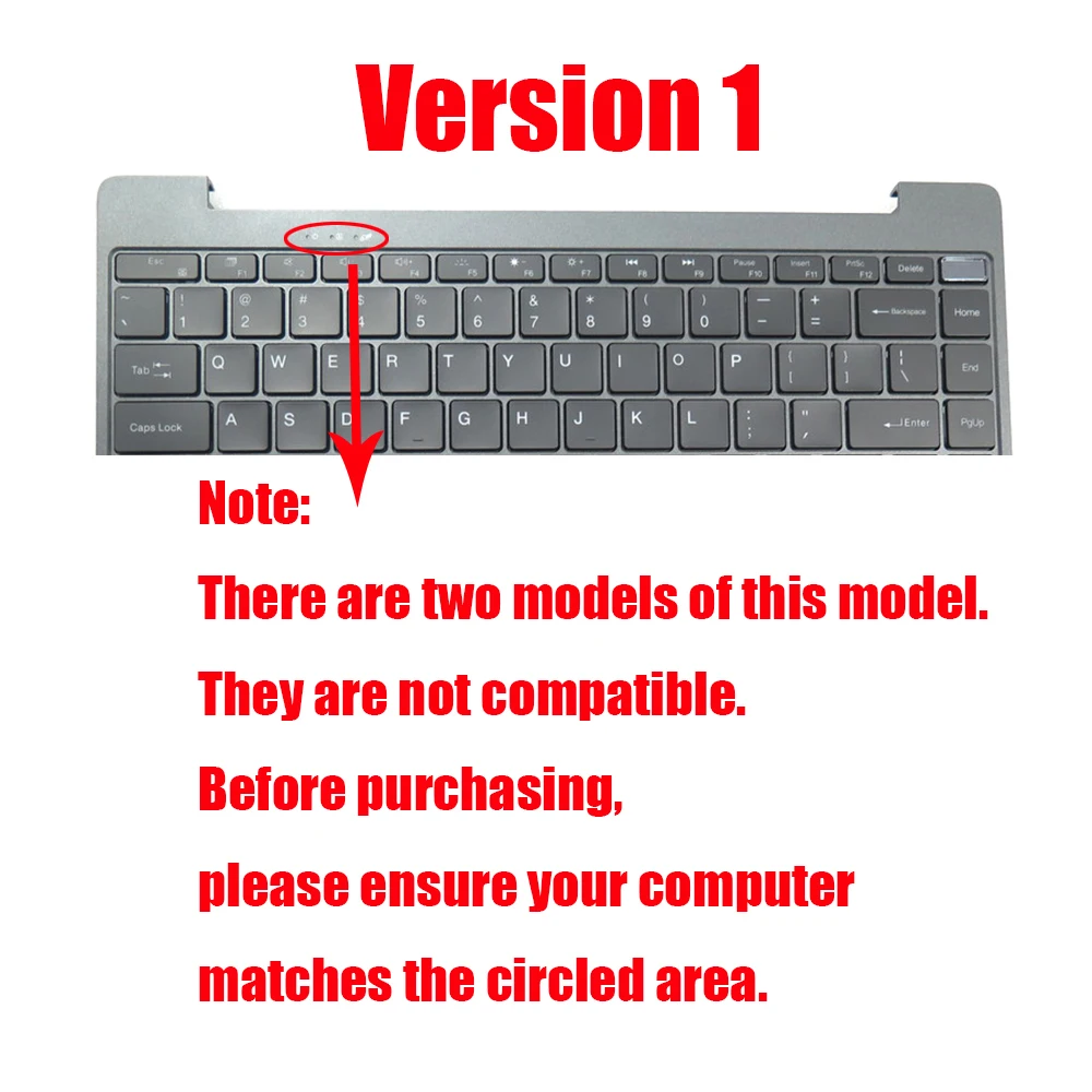 لوحة مفاتيح الكمبيوتر المحمول ل Chuwi لـ CoreBook X CWI570 i5-1035G1 i3-1220P i5-12450H الإنجليزية الأمريكية الأسود مع الإصدار الجديد بإضاءة خلفية 1 #2