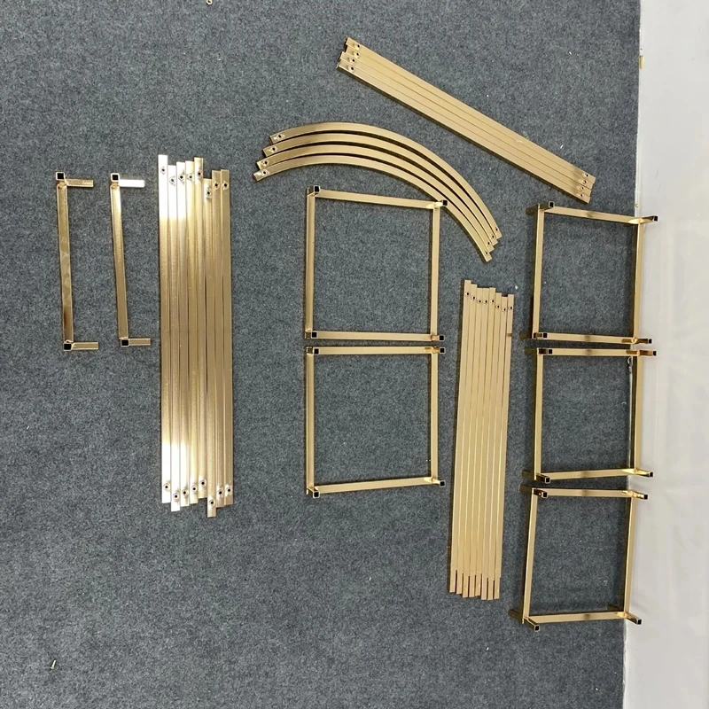 3er-Pack Luxuriöser Willkommensbogen-Hintergrund, Großer Hochzeitsblumenbogen, Bühnenwand-Dekorationsrahmen, Türhängedekoration – Detail 7