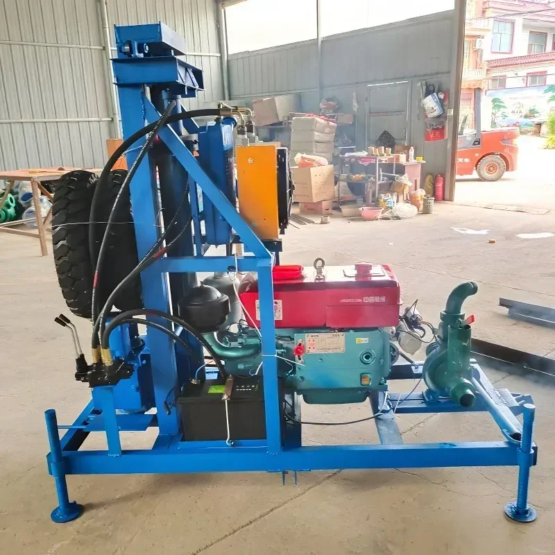 Hot Wheels Water Well Drilling Rig Water Well Drilling Machine for Sal Drilling Rig for Water Well Car Mount