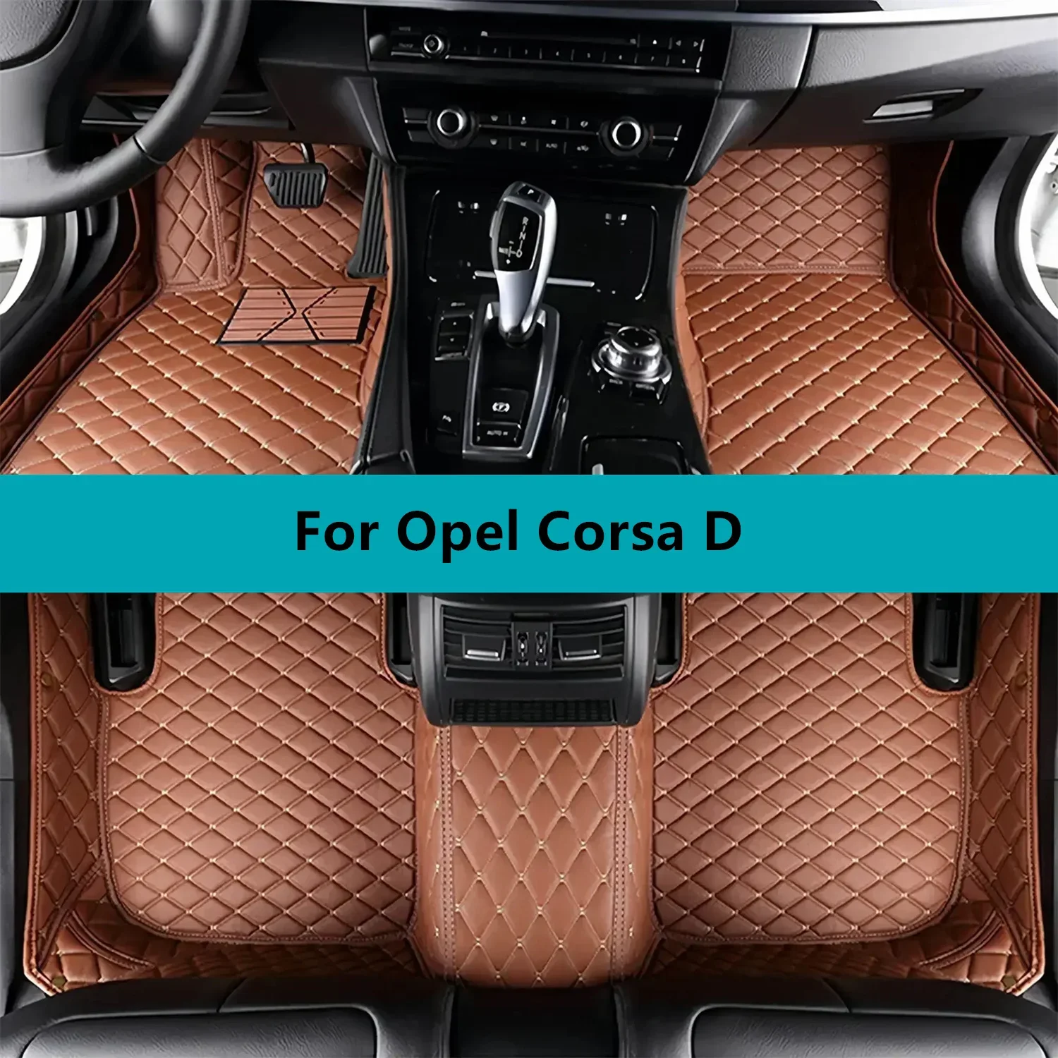 

Car Floor Mats For Opel Corsa D 2010 2011 2012 2013 2014 Full Set Custom Leather All Weather Waterproof Car Floor Mats