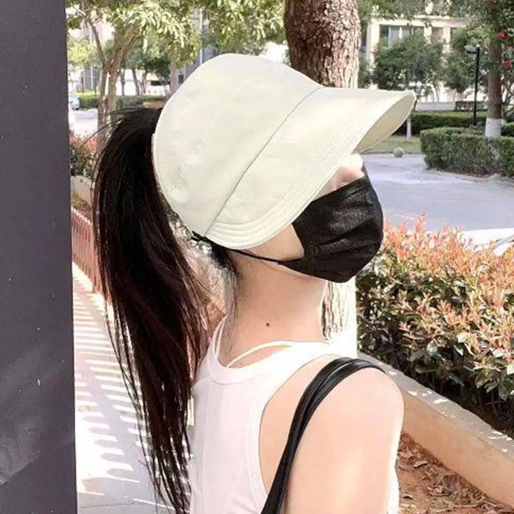 Summer Breathable Air Sun Hats Men Women Adjustable Visor UV Protection Empty Solid Sports Tennis Running Sunscreen Cap Hat