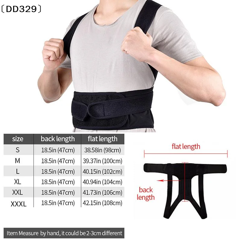 1Pcs Adjustable Back Posture Corrector Men Women Comfortable Daily Wear Back Support Brace For Upper Back Straightening〔DD329〕 view 5