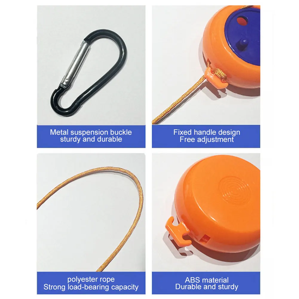 Portable Retractable Clothesline 10m Travel Clothes Line Heavy Duty Extendable Washing Line for Outdoor Camping Travel