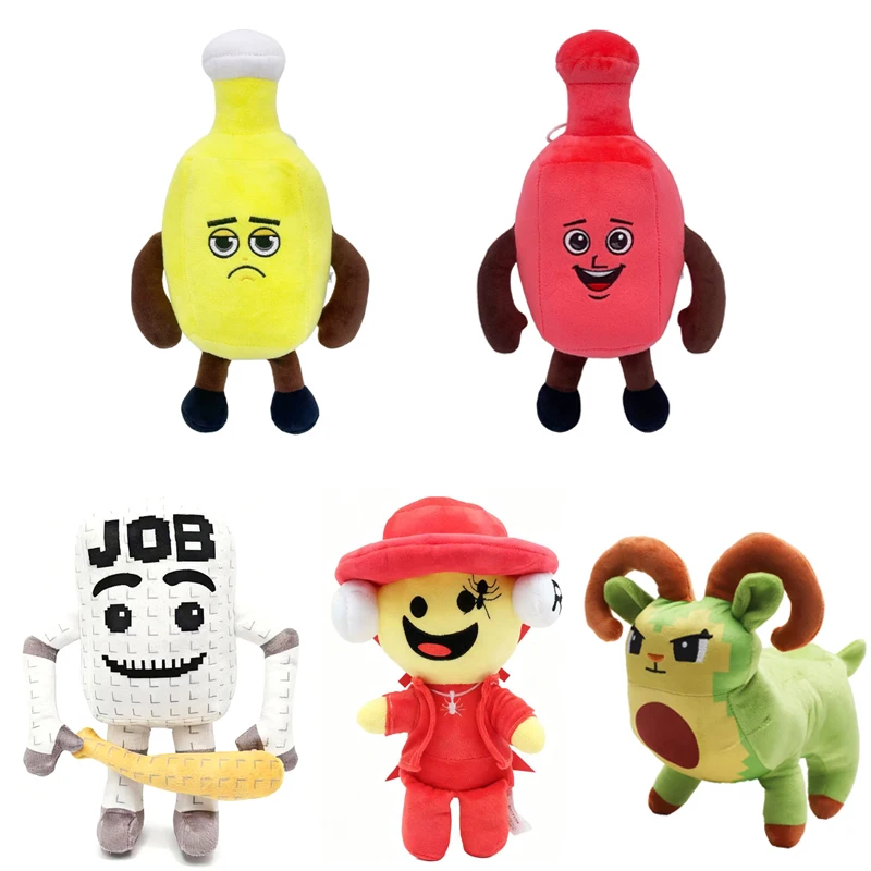 @@Schattig Steal a Brainrot School Plush Sammy Jandel Strawberry Elephant Plushie No. 9-huis zachte gevulde pop speelgoedfans cadeau