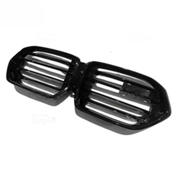 

Черный углеродный пластик, передняя решетка автомобиля, тип решетки, бампер, радиатор для BMW X6M F96 2019-2022, обновление 2024 X6M LCI