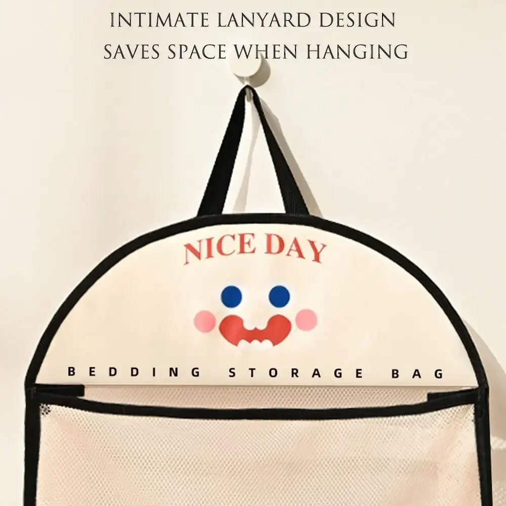 Large Capacity Storage Mesh Underwear Socks Reusable Vegetable  Net Storage Bag Kitchen Hanging Mesh Bag