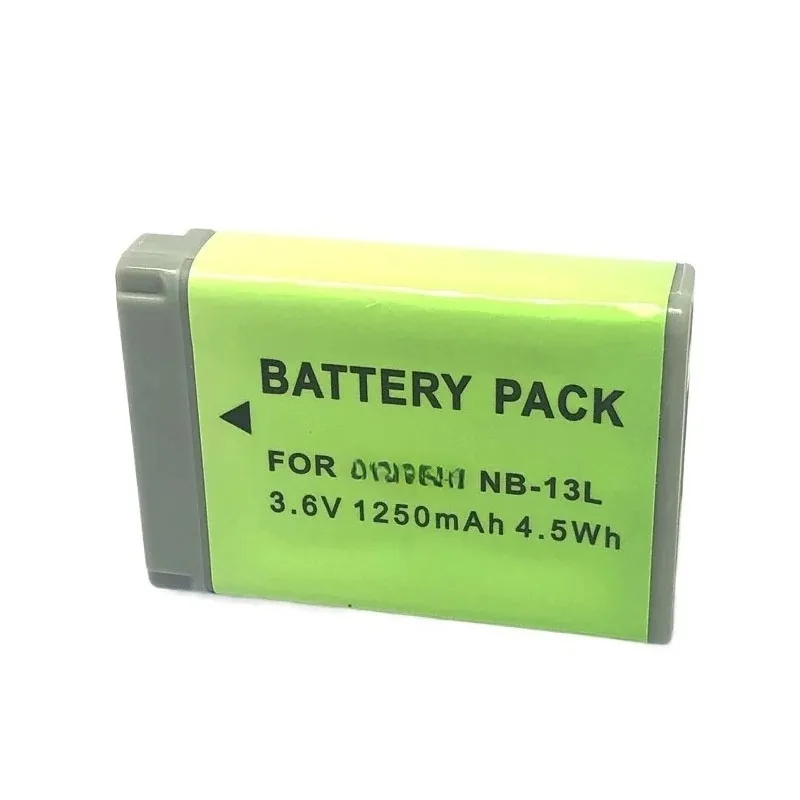 

NB-13L 3.6V 1250mAh Camera Battery+Charger For G1X3 G5X G5X2 G7X Mark II III G7X2 G7X3 G9X SX720HS SX620HS SX740HS SX730HS