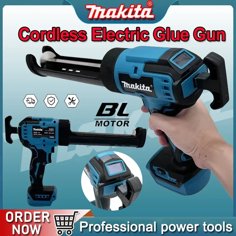 

Беспроводной электрический клеевой пистолет Makita, многофункциональный электрический пистолет для герметизации, портативный электроинструмент для наполнения клеем и запечатывания для батареи 18 В