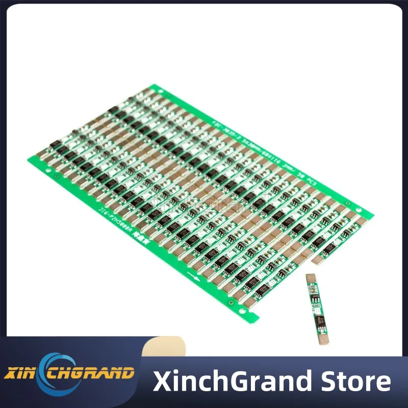 

10pcs 100pcs New 1S 3.7V 3A li-ion BMS PCM battery protection board pcm for 18650 lithium ion li battery