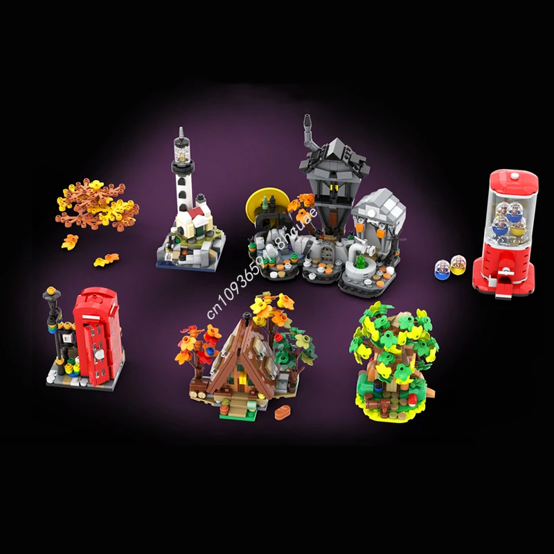 5400 stks MOC Mini Ideeën Collectie nan Model bouwstenen Monteren idee DIY Modulaire Architectuur speelgoed Verjaardag kerstcadeaus