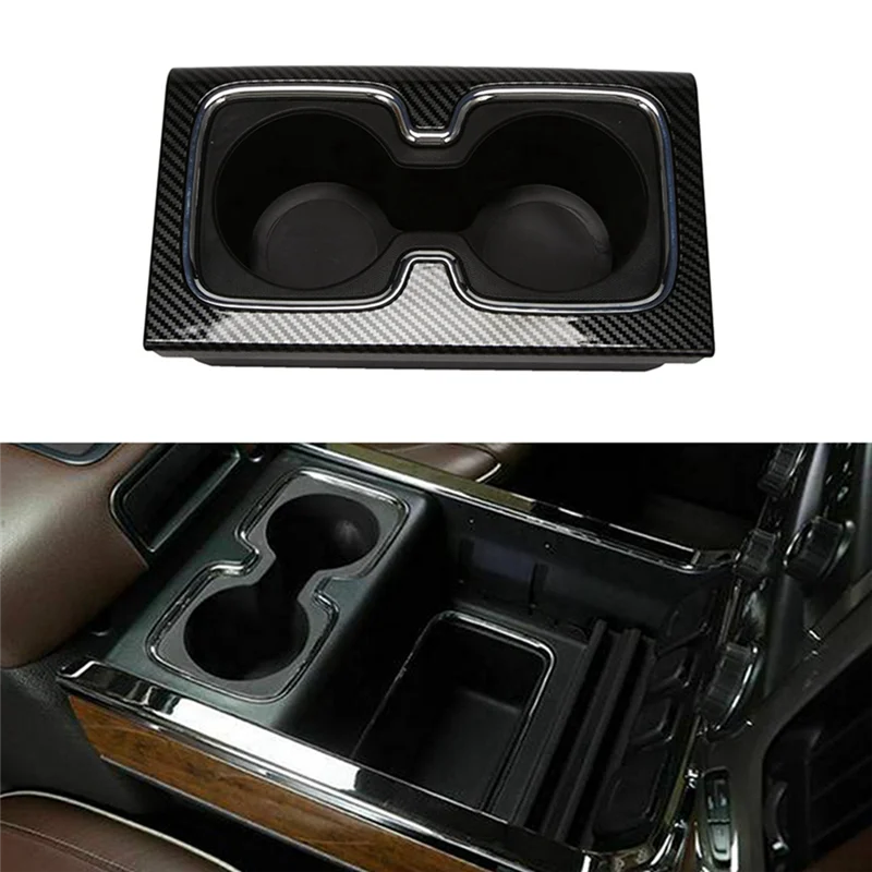 

Automotive Interior Center Console Cup Holder For Silverado 1500 2500 HD 3500 HD 23467147 23467146 Carbon Accessories