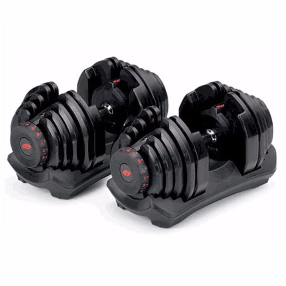 

Gym Weights Steel 24kg Detachable Dumbbells Set of Adjustable Dumbbells with Base Professional Home Gym Fitness Equipment