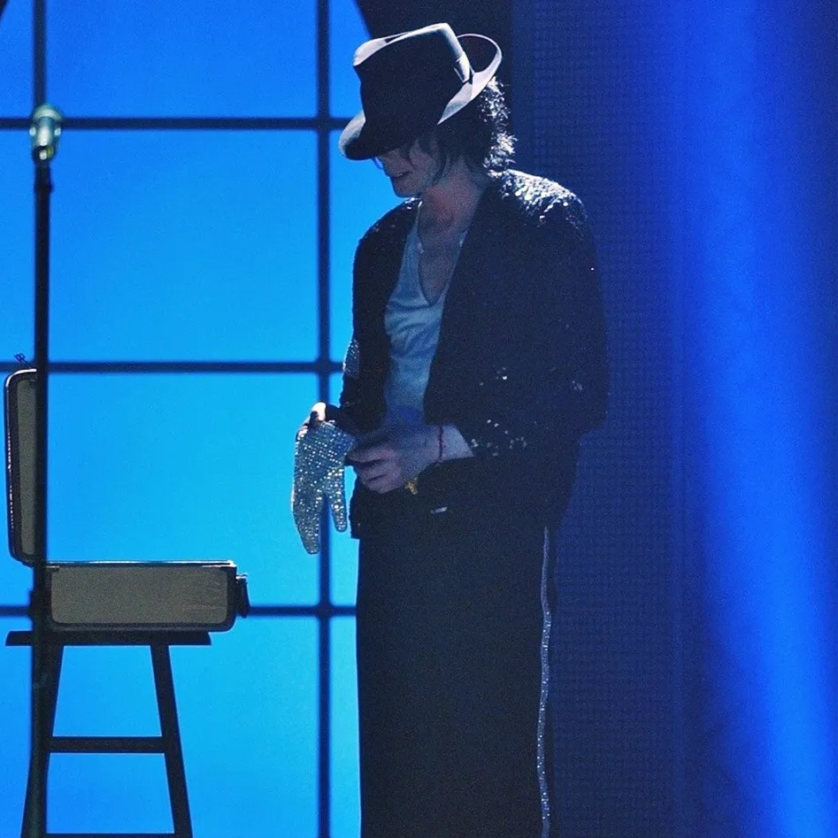 Michael Jackson Costumes Glove Single Side 1000pcs Rhinestone Billie Jean for Impersonator Halloween