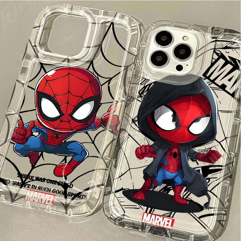 Marvel Spider Man Case for Xiaomi Redmi Note 13 12 Pro Plus 12S 11 11S 10 10S 9 9S 8 Pro 12C 10CSoft Printing Protective Cover