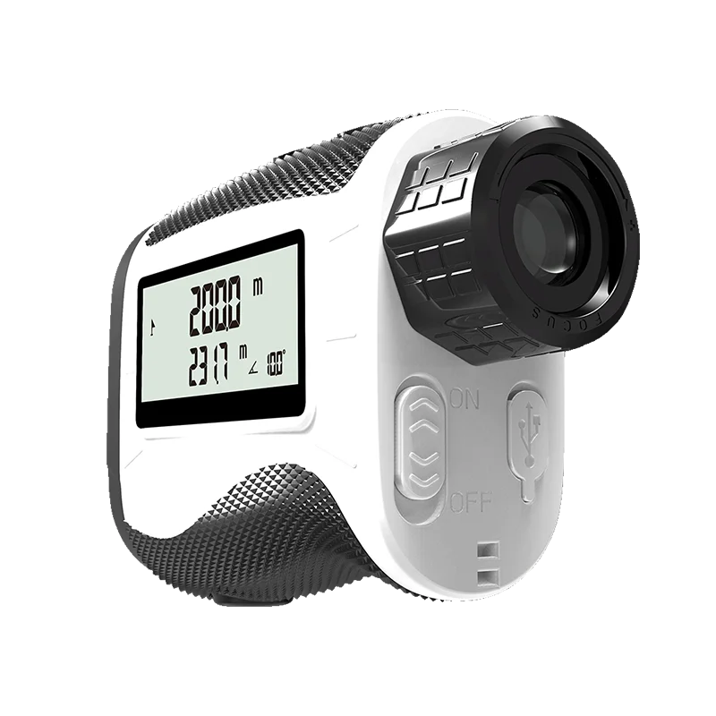 Laser Distance Meter 600m 6.0x Magnification Slope On/Off IP54 USB-C Rechargeable Lightweight Build