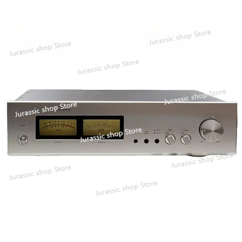 

Ⅱ Tube Preamplifier Dual VU Meter 6922 Fully Balanced Upgradeable Class Preamp with Remote Control