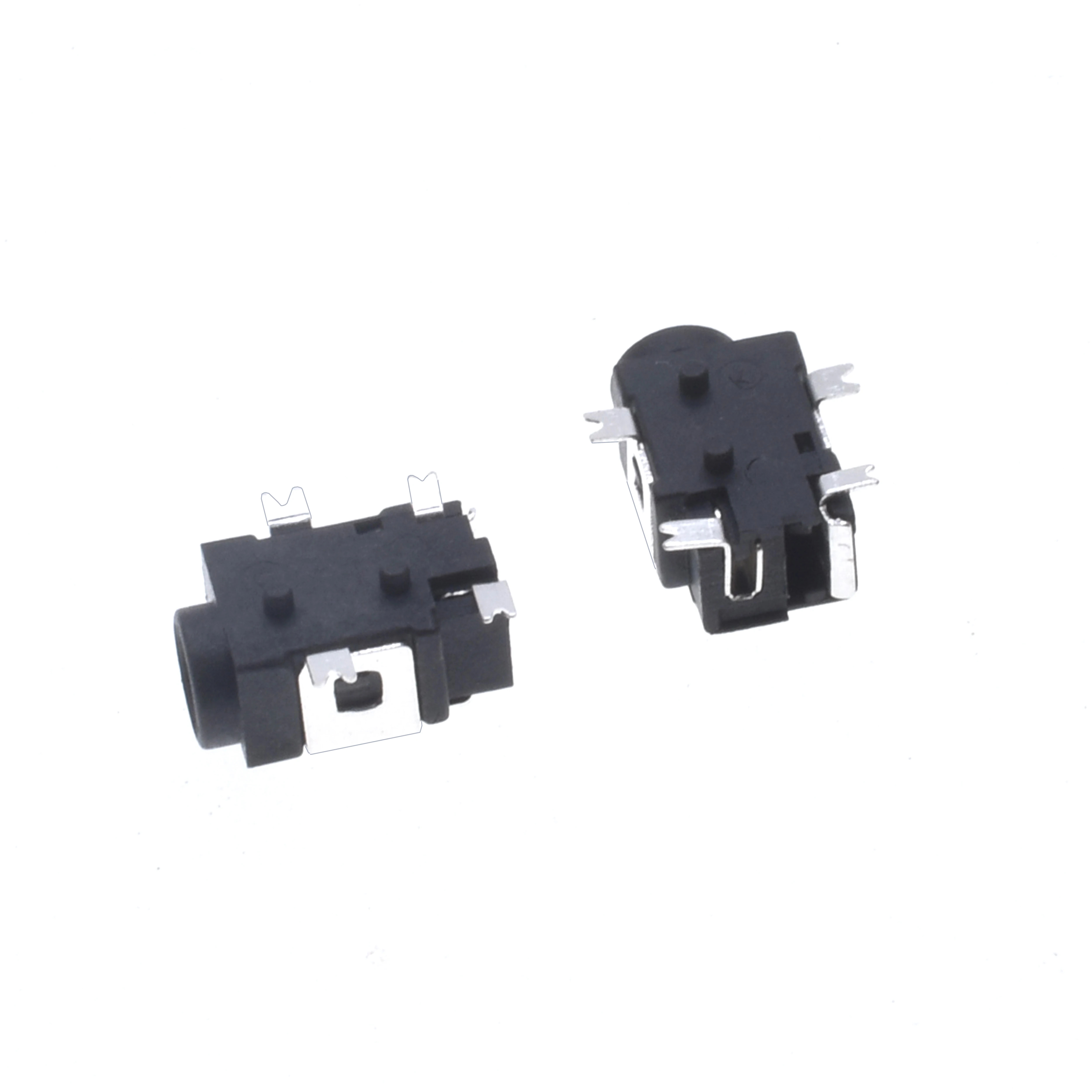 10Pcs DC-031A outer diameter3.5 caliber 1.3 inner core pin 4-pin patch high-temperature resistant DC power socket DC female base