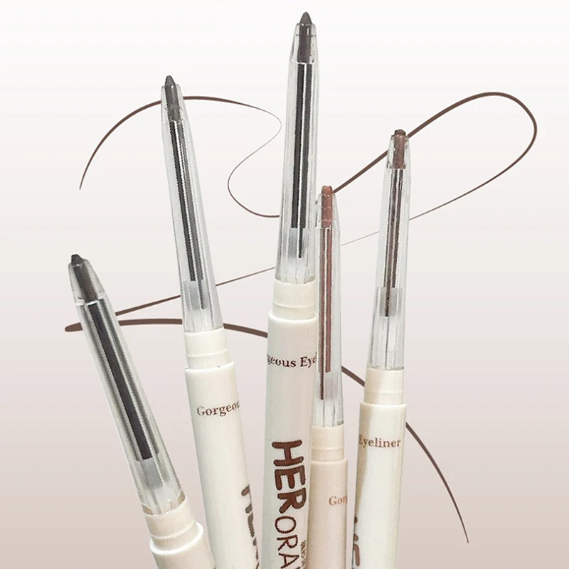 Stylo gel pour eye-liner HERORANGE, 5 couleurs, longue durée, imperméable, eye-liner gel, café au lait, eye-liner stylo pour cils, maquillage
