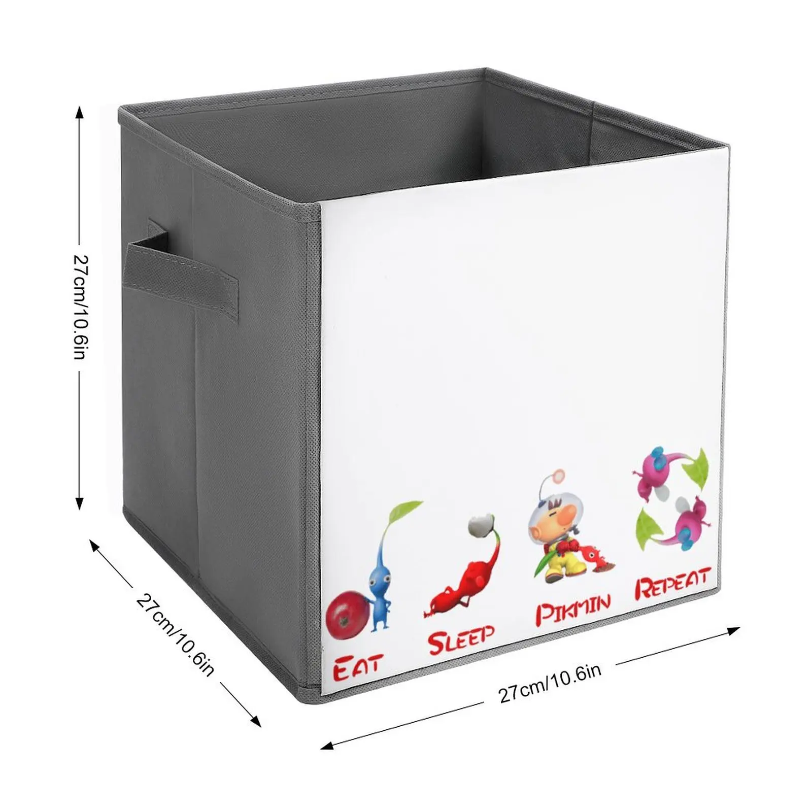 Eat Sleep Pikmin Repeat For Sale Storage Bins  Folding Storage Box Large Capacity Storage of Pet Toys Super Soft Can Be Folded C