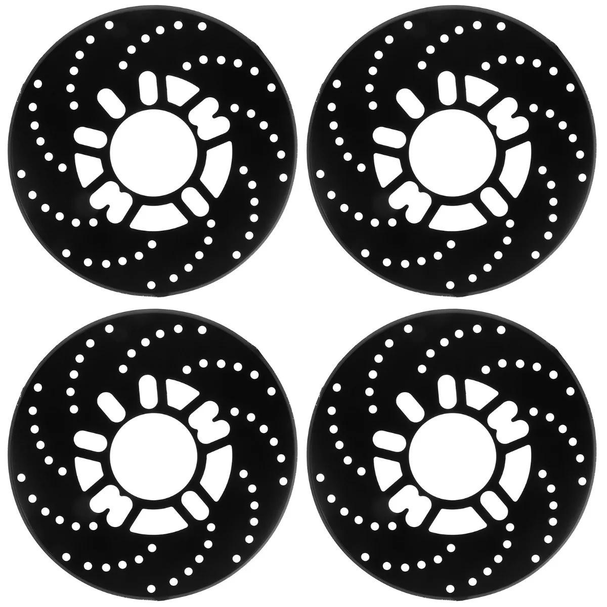 

2 Pairs Brake Disc Decorative Piece Cover for Automotive Decorate Car Retrofit Accessories Drum Aluminum Alloy