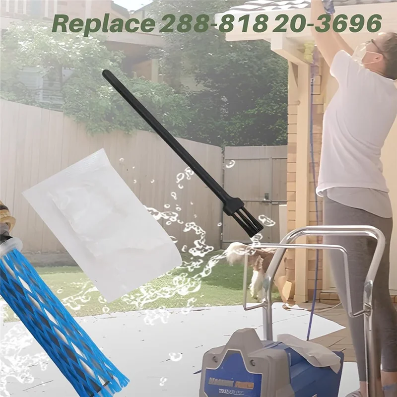 

-A14E Upgraded Pump Packing Repair Kit Stainless Steel Piston Rod Fit For XR5 XR7 XR9 SR7 170 Tradesman(SW) Prox7 Prox9